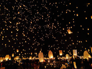 Lantern Light Festival Wallpaper