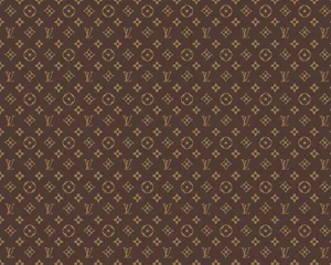 Large Smooth Surface Vintage Louis Vuitton Wallpaper