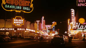 Las Vegas Lights At Night Wallpaper