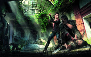 Last Of Us Fight Scene Wallpaper