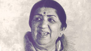 Lata Mangeshkar Indian Singer Wallpaper