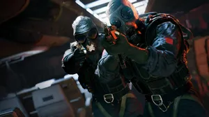 Launch Into Action In Tom Clancy's Rainbow Six Siege Wallpaper