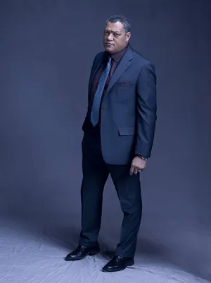 Laurence Fishburne Black Suit And Pants Wallpaper