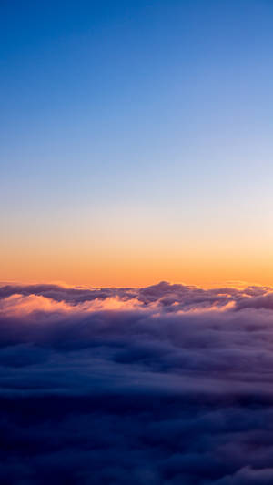 Layered Clouds Sky Background Wallpaper