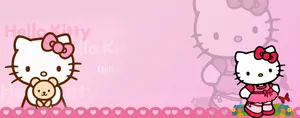 Layered Hello Kitty Wallpaper