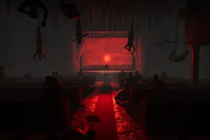 Layers Of Fear Upside-down Mannequins Film Wallpaper