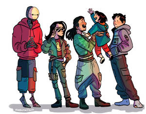 Lead Casts Space Sweepers Wallpaper