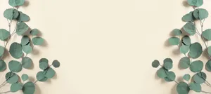 Leaf Neutral Desktop Wallpaper