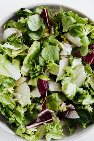 Leafy Green Salad Wallpaper