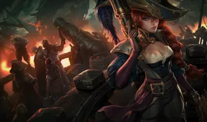 League Of Legends Captain Fortune Wallpaper