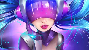 League Of Legends Dj Sona Wallpaper