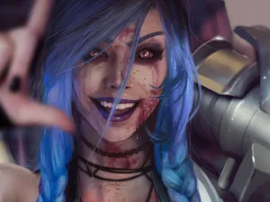 League Of Legends Jinx 3d Wallpaper