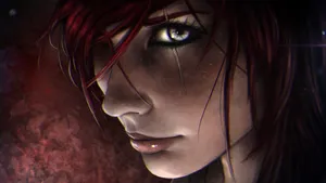 League Of Legends Katarina Close-up Wallpaper