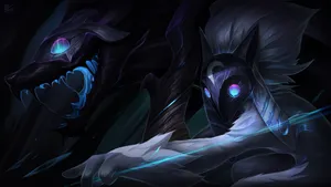 League Of Legends Kindred Art Wallpaper