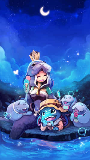 League Of Legends Phone Cute Nami Wallpaper