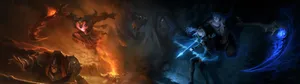 League Of Legends Ultra Hd Dual Monitor - Wallpaper Wallpaper