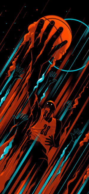 Lebron James Black Basketball Digital Art Wallpaper