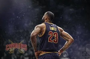 Lebron James Cavaliers Jersey 23 Wallpaper