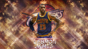 Lebron James Cool Cavs Pose Wallpaper