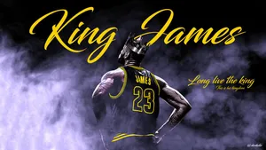 Lebron James Crown Nba King Basketball Wallpaper