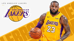 Lebron James Lakers Poster Wallpaper