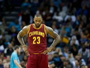 Lebron James Looking Cool And Menacing Wallpaper