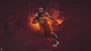 Lebron James Nba All For One One For All Wallpaper
