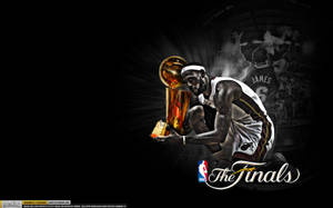 Lebron James Nba Finals Trophy Wallpaper