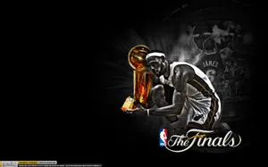 Lebron James Nba Finals Trophy Wallpaper