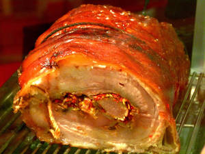 Lechon Belly Roll Wallpaper