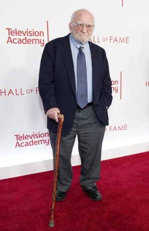 Legendary Actor Edward Asner Gracing The Red Carpet. Wallpaper