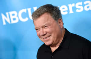 Legendary Actor William Shatner Posing Confidently Wallpaper