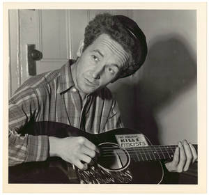 Legendary Folk Music Icon, Woody Guthrie Wallpaper