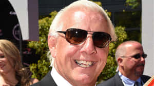 Legendary Wwe Icon Ric Flair At The 2016 Espys Wallpaper