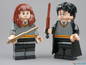 Lego Hermione Granger And Harry Wallpaper