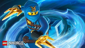 Lego Ninjago Blue Lightning Of Jay Wallpaper