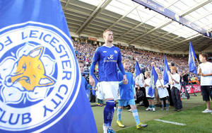 Leicester City Flags Walk Wallpaper