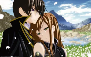Lelouch And Shirley Fenette Code Geass Wallpaper