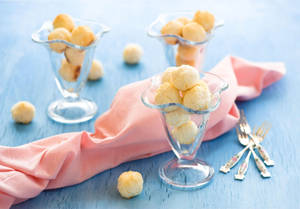 Lemon Bites Desserts Wallpaper