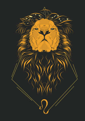 Leo Zodiac Sign Artwork Wallpaper