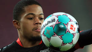 Leon Bailey Caught In A Spirited Moment Wallpaper