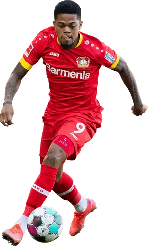 Leon Bailey Leverkusen Red Clothes Wallpaper