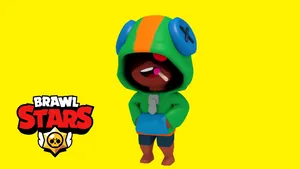 Leon Brawl Stars Digital Drawing Wallpaper