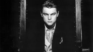 Leonardo Dicaprio Black And White Wallpaper