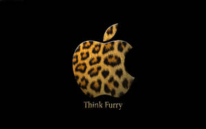 Leopard Print Apple Logo Wallpaper