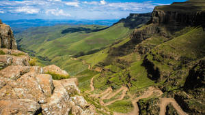 Lesotho Canyon Mountains Wallpaper