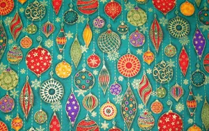 Let The Joys Of Christmas Unfold With This Striking Pattern Wallpaper