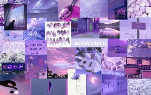 Let The Lavender Aesthetic Of This Laptop Inspire You Wallpaper