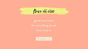 Let The Peace Of God Be With You Wallpaper