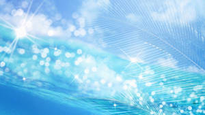 Let The Relaxing Blue Water Sparkles Take You Away Wallpaper